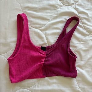 Pink color lock top